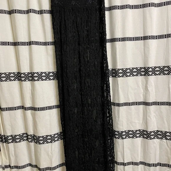 Free People Black Lace Maxi Skirt XS - Picture 11 of 16